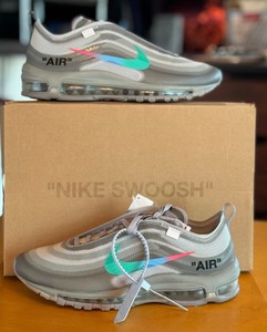 lot 8 image: Nike Air Max 97 Off White Menta  Nike Off White Airmax 97 Mens 8.5