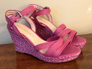 lot 69 image: Franco Sarto Pink Heeled Shoes
