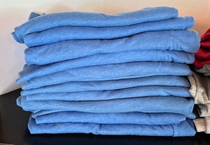 lot 205 image: Red, Gray and Blue American Apparel T-Shirts