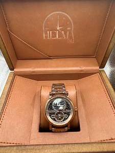 lot 14 image: Brand New Automatic Skeleton Dial Ceramic Bezel Watch $1081 Retail