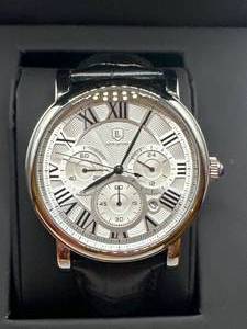 lot 18 image: Brand New Louis Lacombe 3 Sub Dial Watch $550 Retail