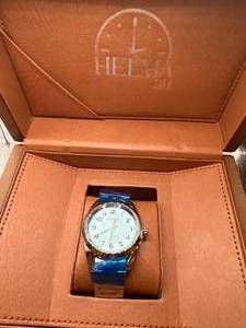 lot 19 image: Brand New Helma DH 5 ATM Stainless Watch $827 Retail