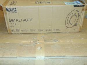 lot 55 image: 12 Pack Retrofit LED Recessed