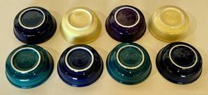 lot 33 image: Fiestaware - 8 Small Fiesta Bowls 5.5 - Various Colors - Vintage Fiesta Brand China Dinnerware