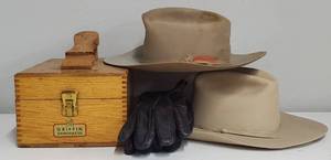 Stetson Ranch Hat Tan 7 14 with Box