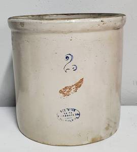 Two Gallon 2 gallon Red Wing Crock