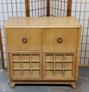 Vintage Montgomery Wards Radio Phonograph Combination Stereo Works