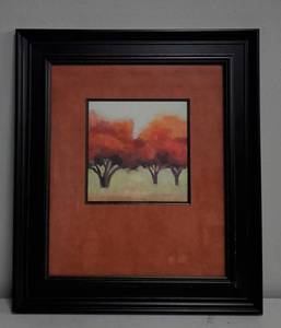 Orchards by Dauth 20 x 24 Reds and Oranges