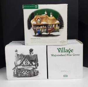 Department 56 Lot of 3 with Boxes