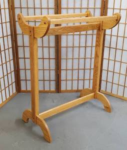 Oak Quilt Rack