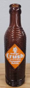 Orange Crush Company Bottle Ribbed