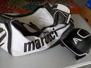lot 9 image: Mariucci Bag and Helmet ...