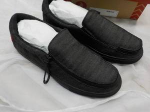 lot 25 image: New Billy Brand Black Denim Mens Shoes size 10