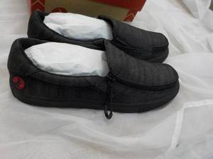 lot 28 image: New Billy Brand Black Denim Mens Shoes size 10