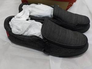 lot 30 image: New Billy Brand Black Denim Mens Shoes size 11
