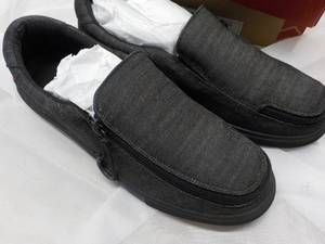 lot 33 image: New Billy Brand Black Denim Mens Shoes size 11