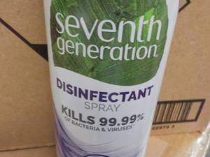 lot 73 image: 8 pack 13.9 oz Seventh Generation Disinfectant Spray Lavender Vanilla