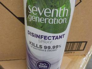 lot 74 image: 8 pack 13.9 oz Seventh Generation Disinfectant Spray Lavender Vanilla