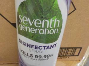 lot 75 image: 8 pack 13.9 oz Seventh Generation Disinfectant Spray Lavender Vanilla