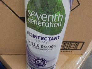 lot 76 image: 8 pack 13.9 oz Seventh Generation Disinfectant Spray Lavender Vanilla