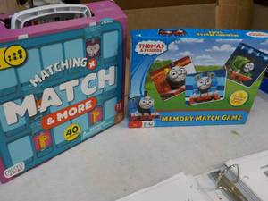 lot 210 image: Thomas and Friends Memory Match Game and Match and More