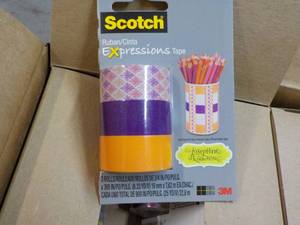 lot 238 image: Carton of 36 3M Scotch Expressions tape
