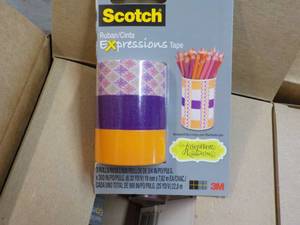 lot 239 image: Carton of 36 3M Scotch Expressions tape