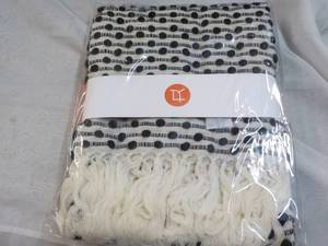 lot 244 image: Button Bubby Black Throw 50 x 60...