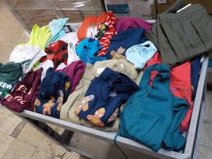 lot 266 image: 25 Brand Name Clothing Items New with Tags Infant through Adult sizes