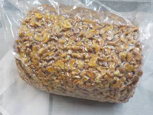 lot 275 image: 12 12 lb. Bag Honey Roasted Cashews Halves and Pieces