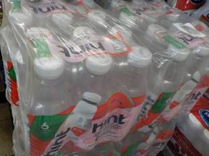 lot 296 image: 24 pack Hint Water Infused with Watermelon Essence