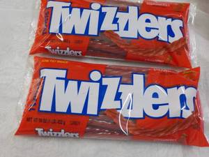 lot 336 image: 2 x 14 oz Bags Twizzlers Strawberry...