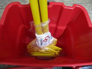 lot 122 image: Mop Shafts and Bucket...