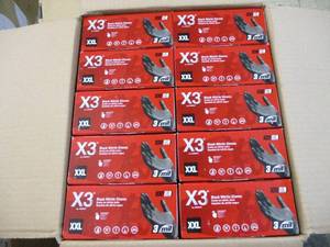 lot 156 image: 6 x 3 Nitrile Gloves, total 1000...