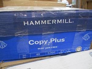 lot 172 image: Hammermill Copy Paper, 5000 sheets...
