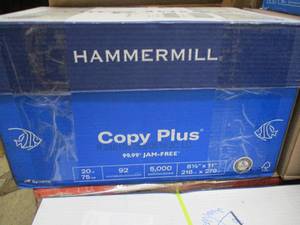 lot 173 image: Hammermill Copy Paper, 5000 sheets...