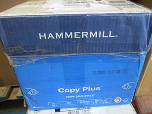 lot 174 image: Hammermill Copy Paper, 2500 sheets...