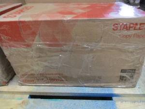 lot 179 image: Staples Copy Paper 5000 sheets...