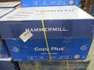 lot 167 image: Hammermill Copy Paper, 5000 sheets...