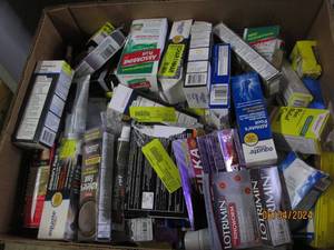 lot 13 image: box of medicine some in date some out of date