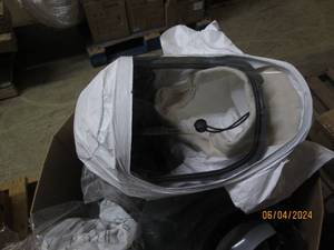 lot 18 image: box of face shields...