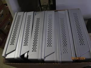 lot 21 image: box of storage bins...