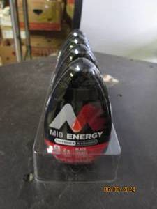 lot 81 image: 4 mio energy black cherry 3.24floz best buy date of march 2024