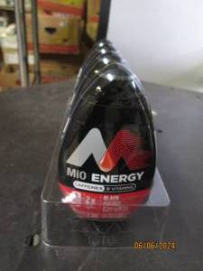 lot 82 image: 4 mio energy black cherry 3.24floz best buy date of march 2024