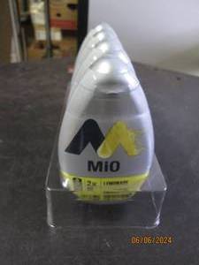 lot 83 image: 4 mio lemonade liquid water enhancers 3.24 floz best buy date of march 2024