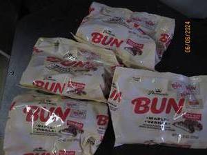 lot 95 image: 4 bags of pearsons bun maple vanilla 9 oz bags best buy date of 22024
