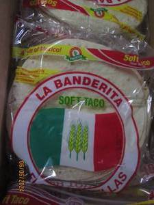 lot 100 image: case of 12 10 packs of la banderita flour tortillas best buy date of 1024