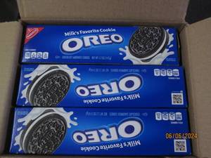 lot 146 image: case of 125.2oz boxes of oreos best buy date of may 2024