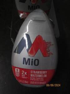 lot 150 image: 43.24 oz bottles of mio strawberry watermelon liquid water enhancer best buy date of march 2024