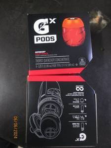 lot 168 image: 24 packs of gatorade g pods thirst quencher concentrate 43.25floz in each pack best buy date of may 2024 fruit punch